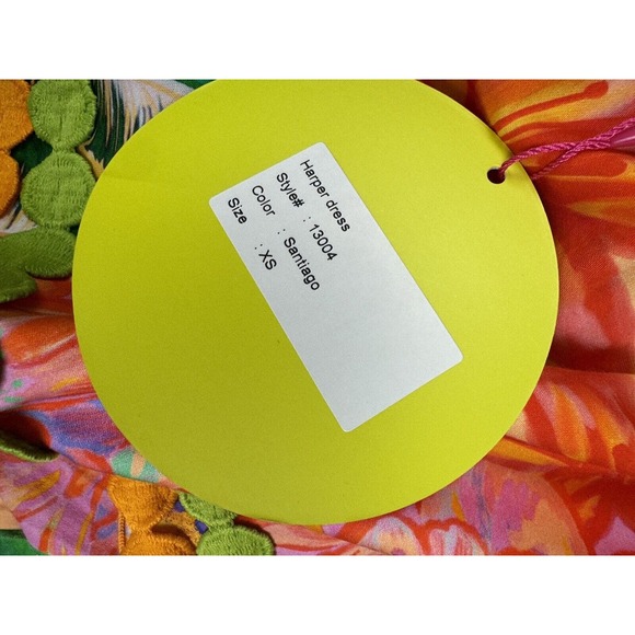 ALDEN ADAIR Harper Santiago Mini Dress Tropical‎ Resort Vacation NWT Sz XS - Picture 2 of 6